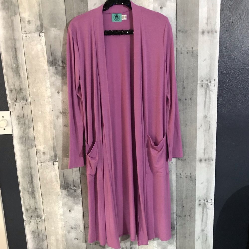 Long Lilac Duster Cardigan Super cozy comfortable